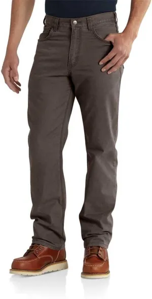 Carhartt Men's Relaxed Straight Rigby Pant, Dark Coffee, 42W x 34L