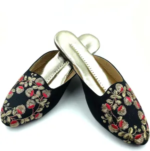Chandrakala Bridal Mojaris for Women Flats Punjabi Jutti (WF138-P)