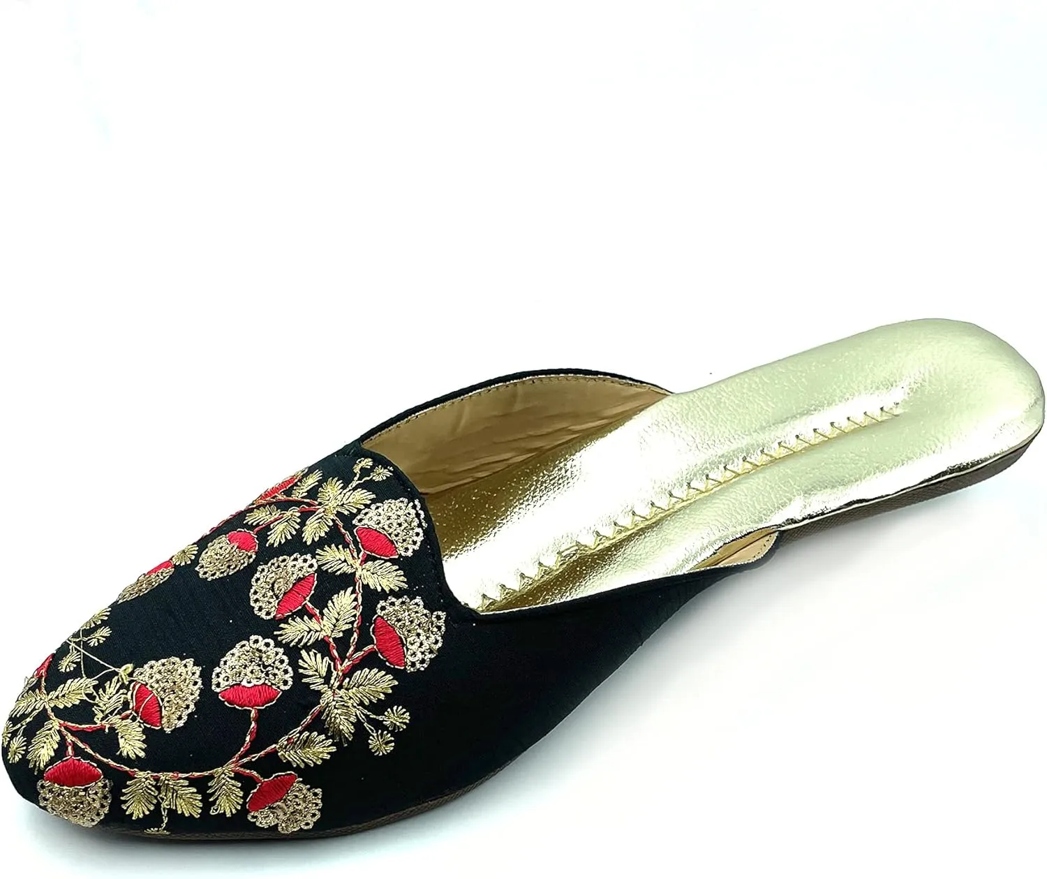 Chandrakala Bridal Mojaris for Women Flats Punjabi Jutti (WF138-P)