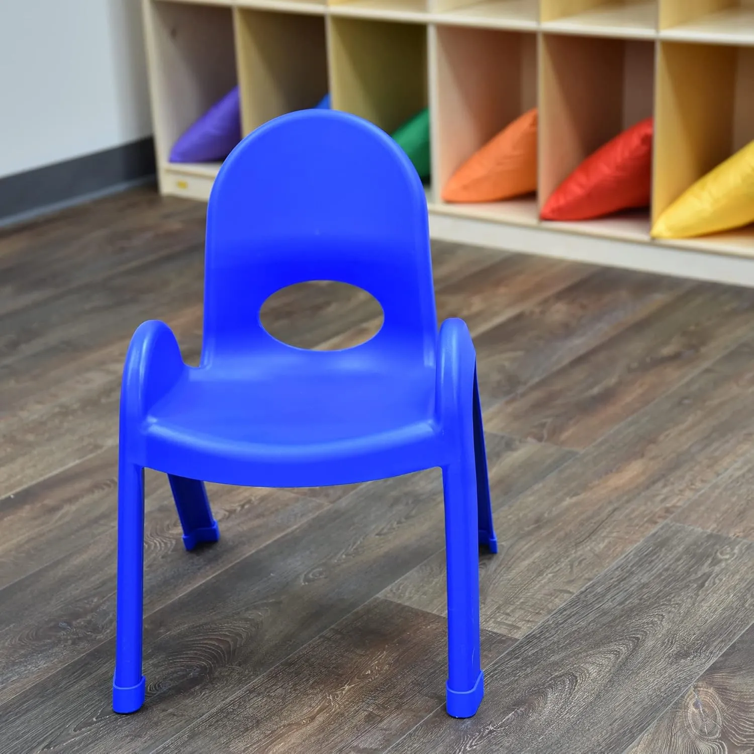 Children’s Factory Value Stack 11"H Chair Stackable Ergonomic Seating Solution for Classrooms Daycares and Homeschools Material Plastic
