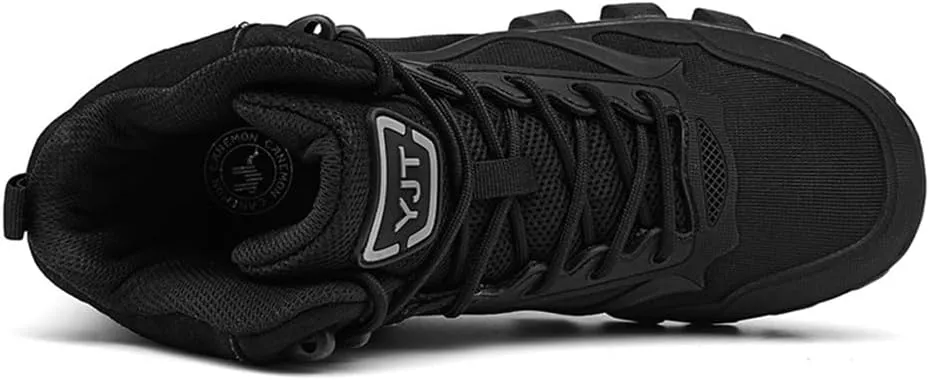 CHUUMEE Men's High Top Waterproof Hiking Shoes Trekking Trails Outdoor Work Shoes