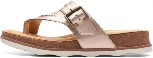 Clarks Womens Bryn Comfort Insole Slip On Thong Sandals