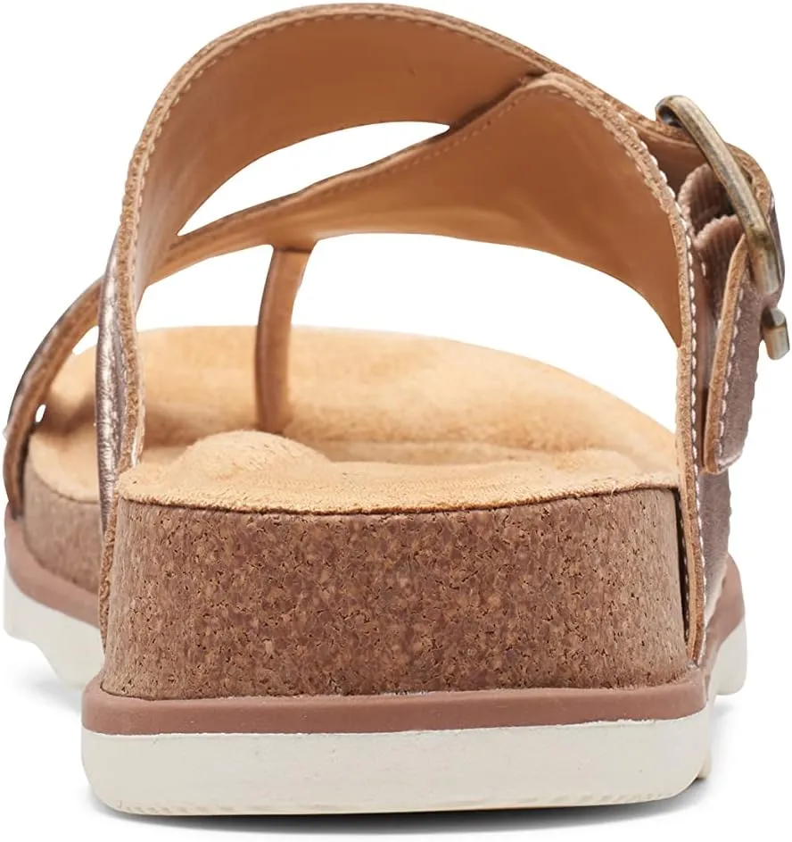 Clarks Womens Bryn Comfort Insole Slip On Thong Sandals