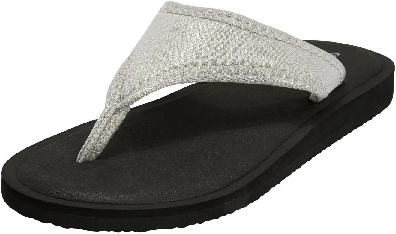 Comfortview Women's Wide Width The Sylvia Soft Footbed Sandal