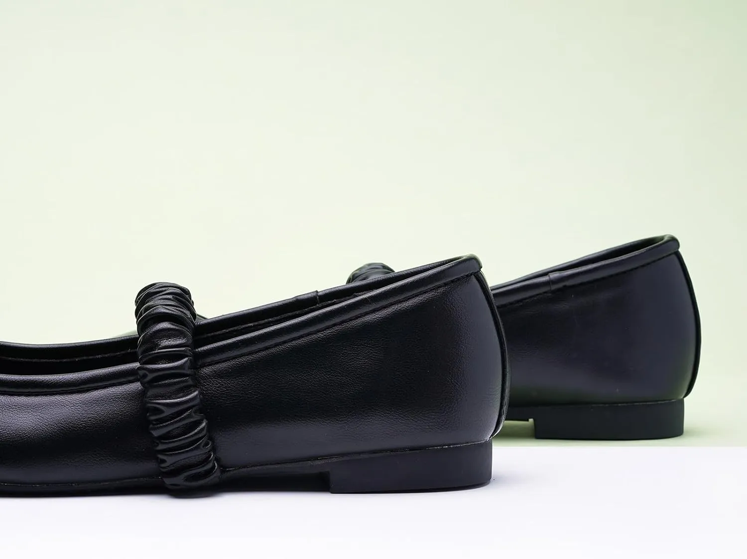 C.Paravano Mary Jane Flats for Women | Square Toe Ballet Flats with Pearl Strap | Comfortable Dress Shoes for Work, Wedding, Party & Daily Wear