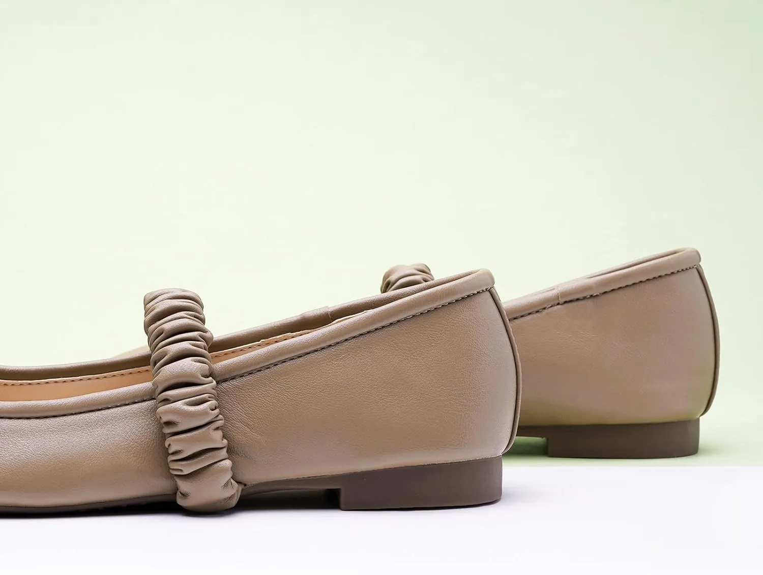 C.Paravano Mary Jane Flats for Women | Square Toe Ballet Flats with Pearl Strap | Comfortable Dress Shoes for Work, Wedding, Party & Daily Wear