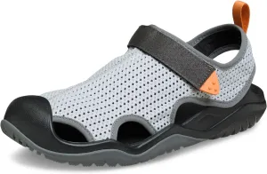 Crocs Men's Swiftwater Mesh Deck Sandals, Mirage, 10