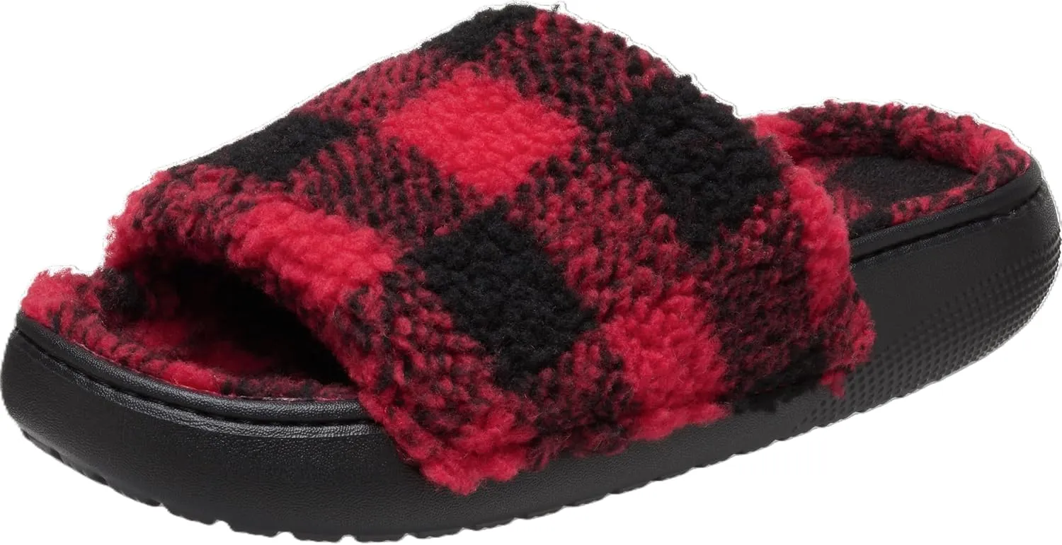 Crocs Unisex-Adult Classic Cozzzy Towel Sandals Slide