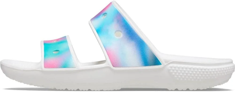 Crocs Unisex Classic Tie Dye Two-Strap Sandals Slide
