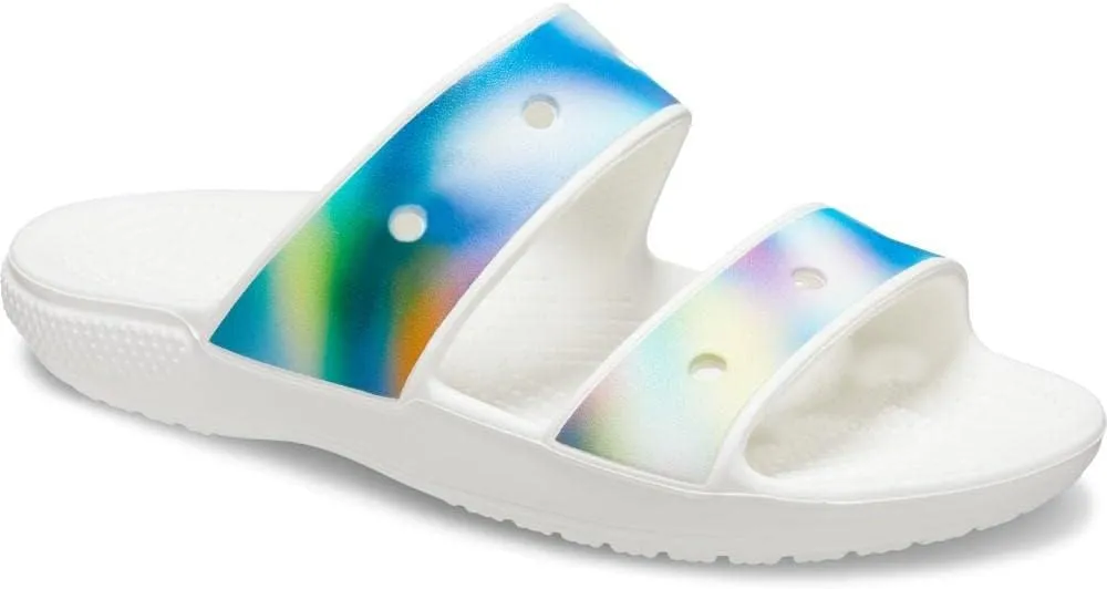 Crocs Unisex Classic Tie Dye Two-Strap Sandals Slide