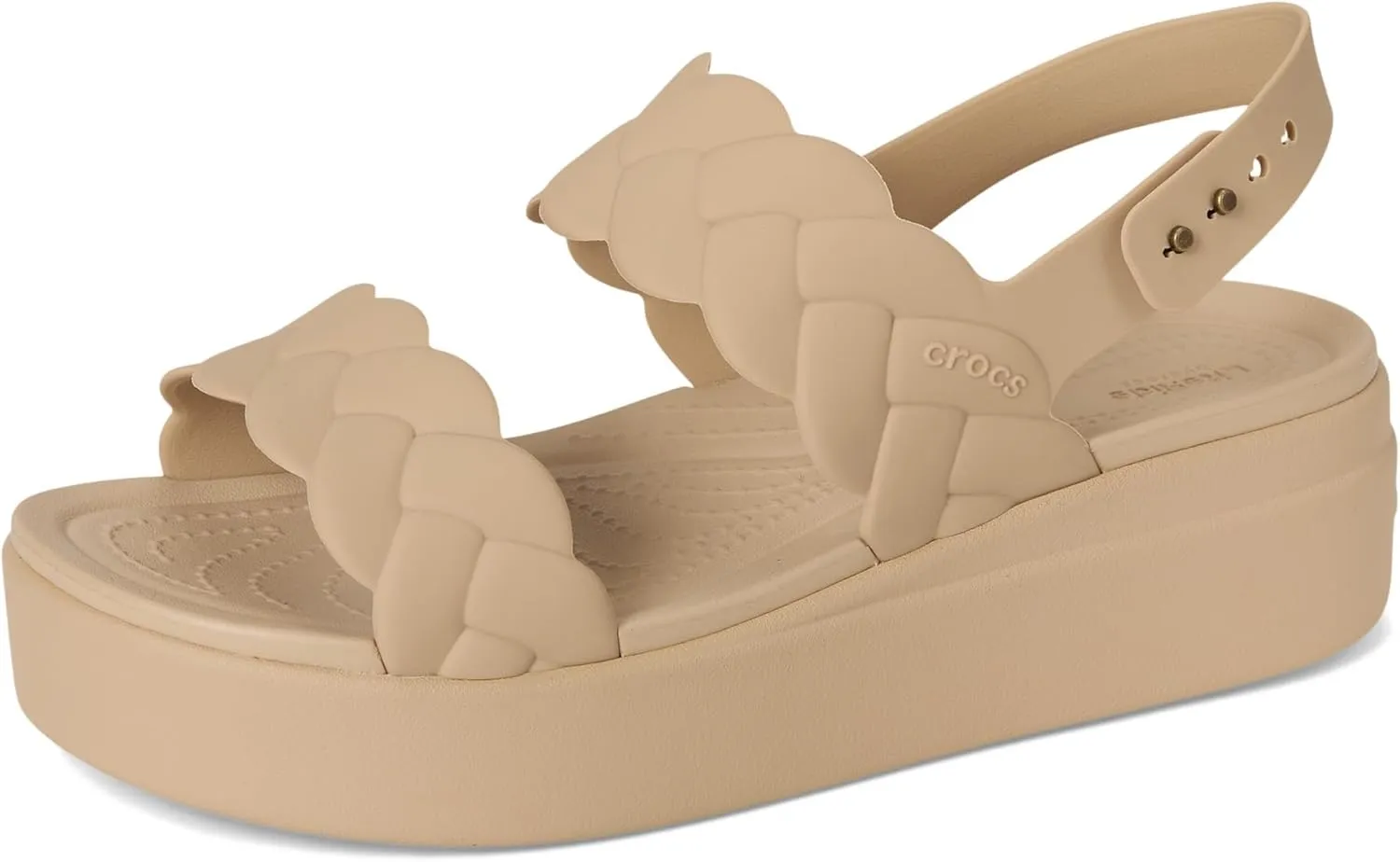 Crocs Women's Brooklyn Low Wedges Platform Sandals