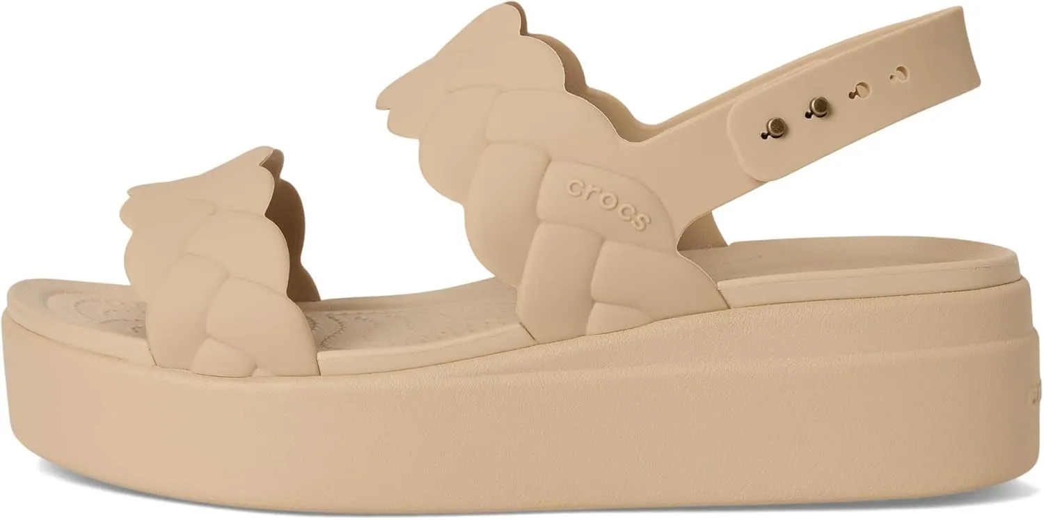 Crocs Women's Brooklyn Low Wedges Platform Sandals