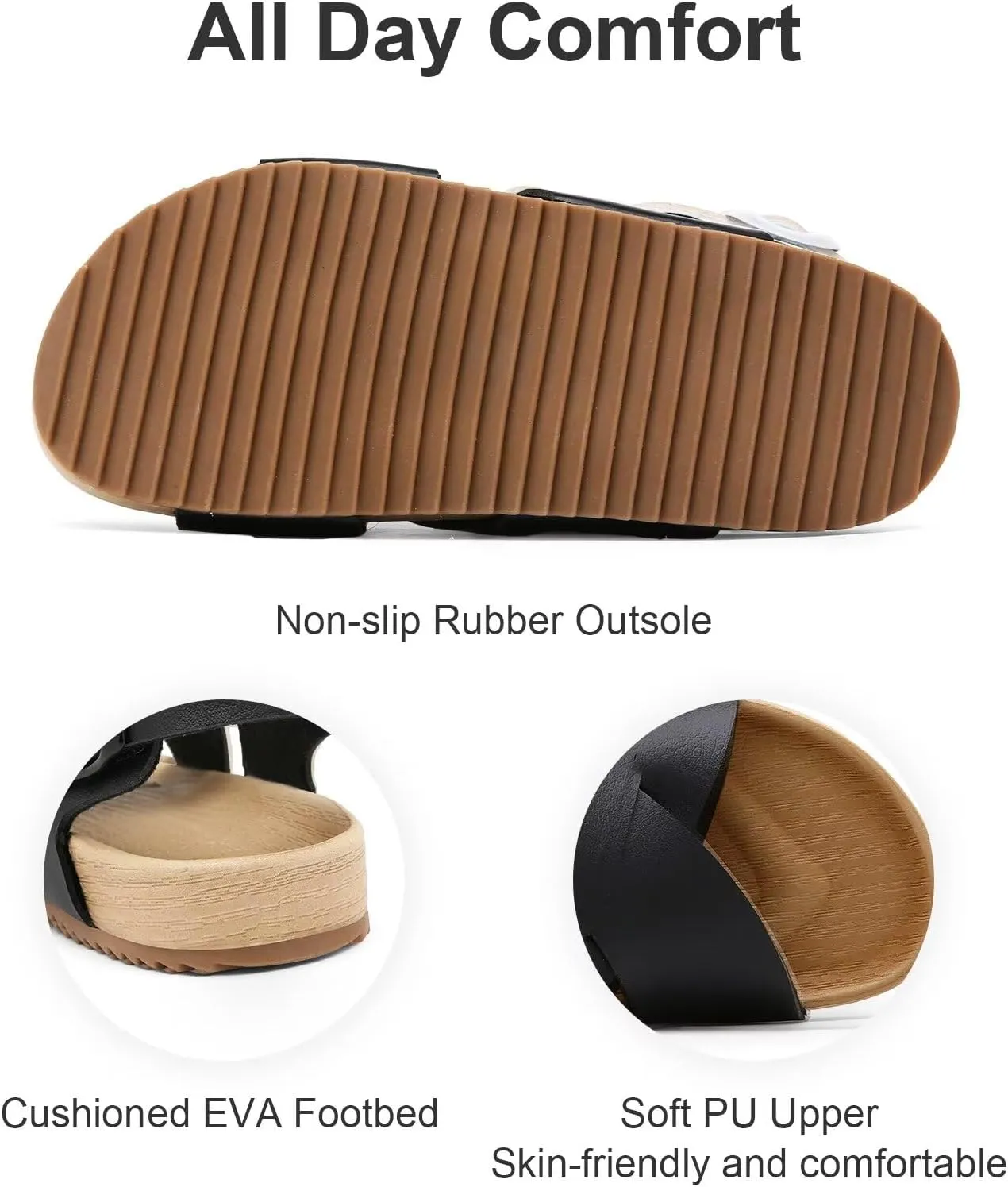 Cubufly Kids Sandals Cross Strappy Open Toe Plat Girl Boy Summer Shoes for Indoor and Outdoor Use Toddler/Little Kid/Big Kid