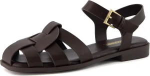 CUSHIONAIRE Benny Women's Fisherman Sandal With Cushioned Footbed and Adjustable Buckle