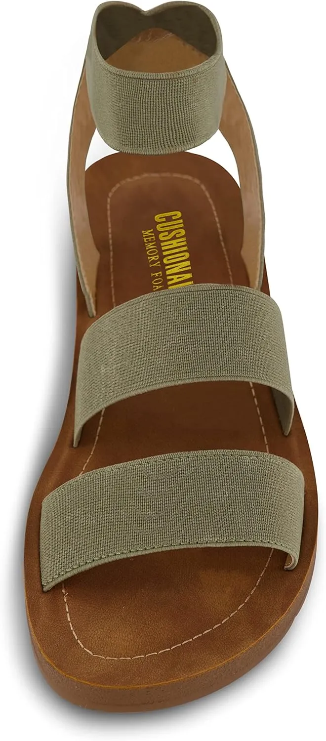 CUSHIONAIRE Women's Indego Stretch Sandal