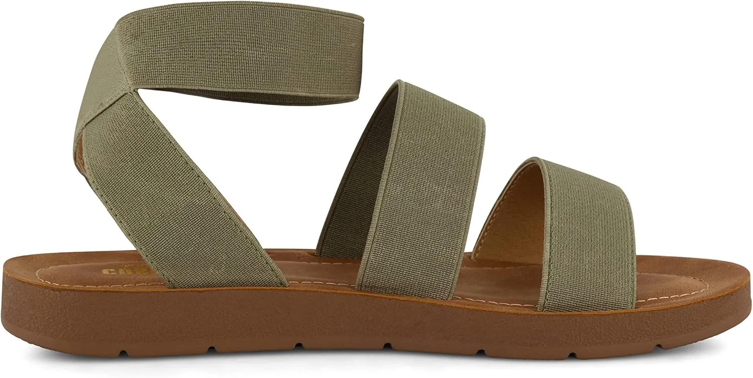 CUSHIONAIRE Women's Indego Stretch Sandal