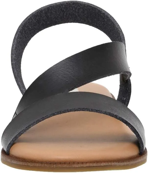 CUSHIONAIRE Women's Lido asym slingback sandal  Memory Foam