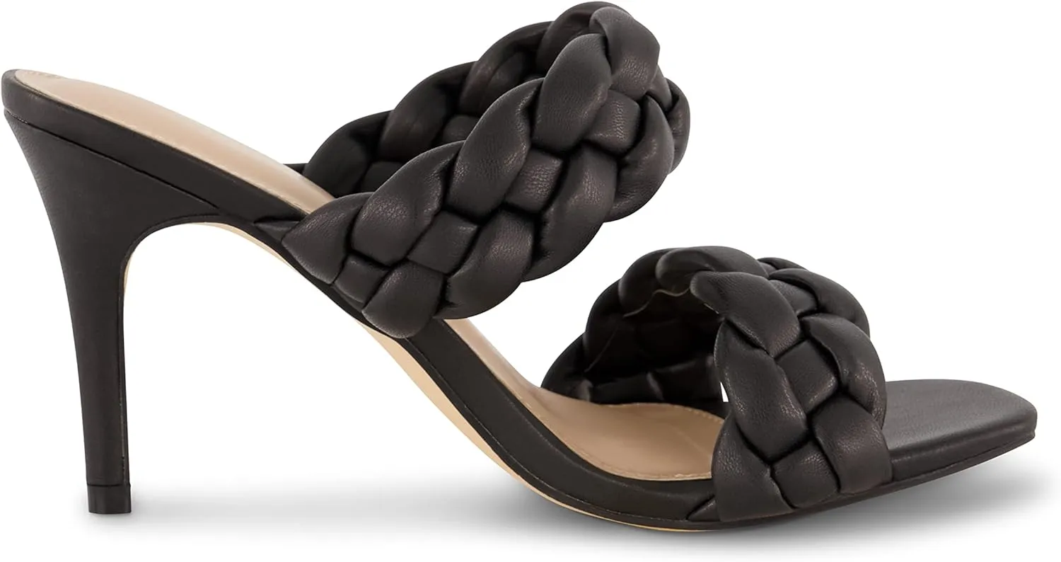 CUSHIONAIRE Women's Suzy braided dress sandal  Memory Foam, Wide Widths Available