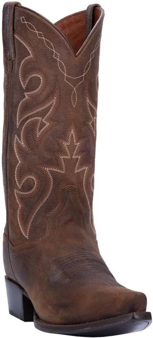 Dan Post Men's Renegade Distressed Snip Toe Cowboy Boots Traditional