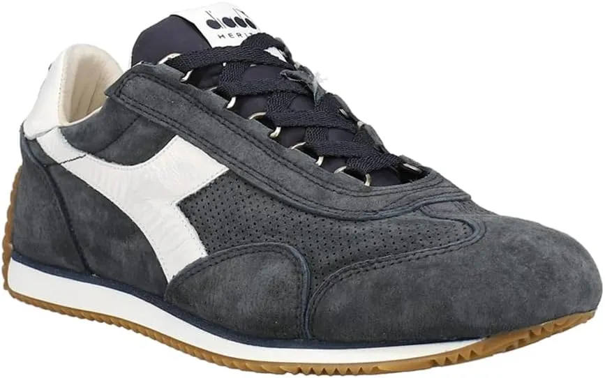 Diadora Mens Equipe Suede Sw Lace Up Sneakers Shoes Casual - Blue