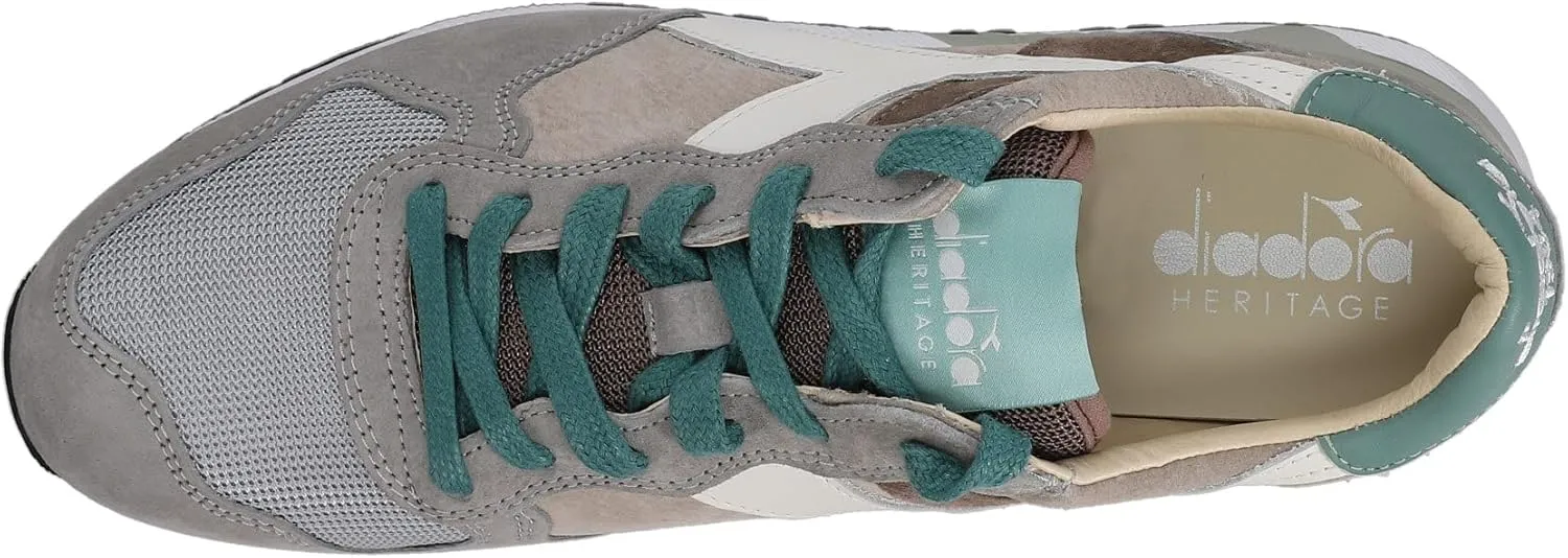Diadora Mens Trident 90 Suede Sw Lace Up Sneakers Shoes Casual - Grey
