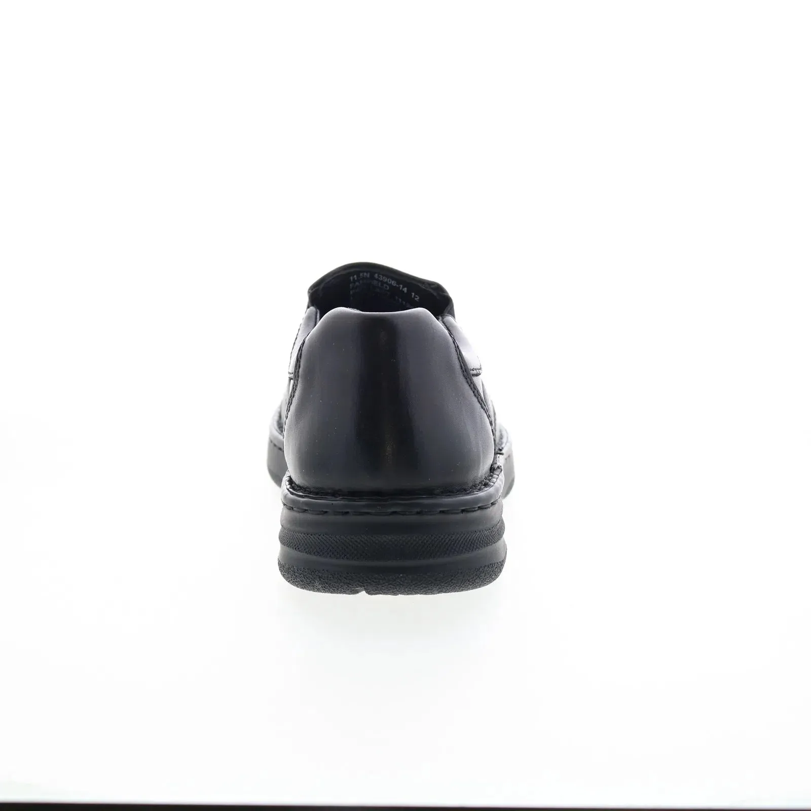 Drew Fairfield 43906-14 Mens Black Narrow Loafers & Slip Ons Casual Shoes