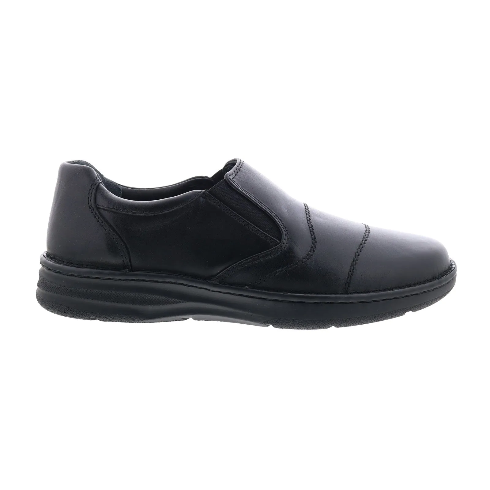 Drew Fairfield 43906-14 Mens Black Narrow Loafers & Slip Ons Casual Shoes