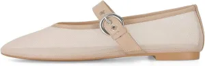Dsevht Mary Jane Ballet Flats for Women Slip On Round Toe Bling Ballerina Shoes Buckle Strap Casual Dress Shoes