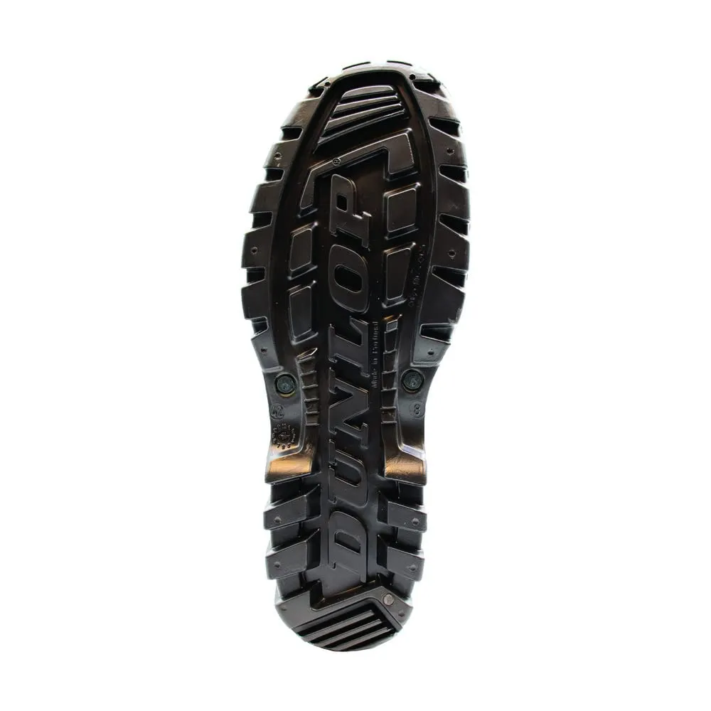DUNLOP Protective Footwear, Dane, 100% Waterproof PVC, Lightweight and Durable Protective Footwear, MD0HD01.12, Size 12, Black