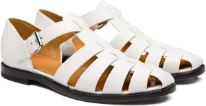 European and Amenrican Mens Fisherman Sandals,Summer Leather Casual Baotou Breathable Fisherman Shoes.