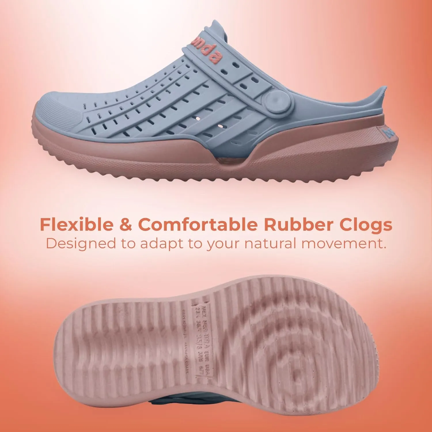 Flow - Clogs for Women | Comfortable Women’s Clogs for Everyday Use | Stylish & Durable Water Shoes | Women’s Sandals Made with Flexible Rubber | Garden Shoes with a Soft and Adaptive Fit