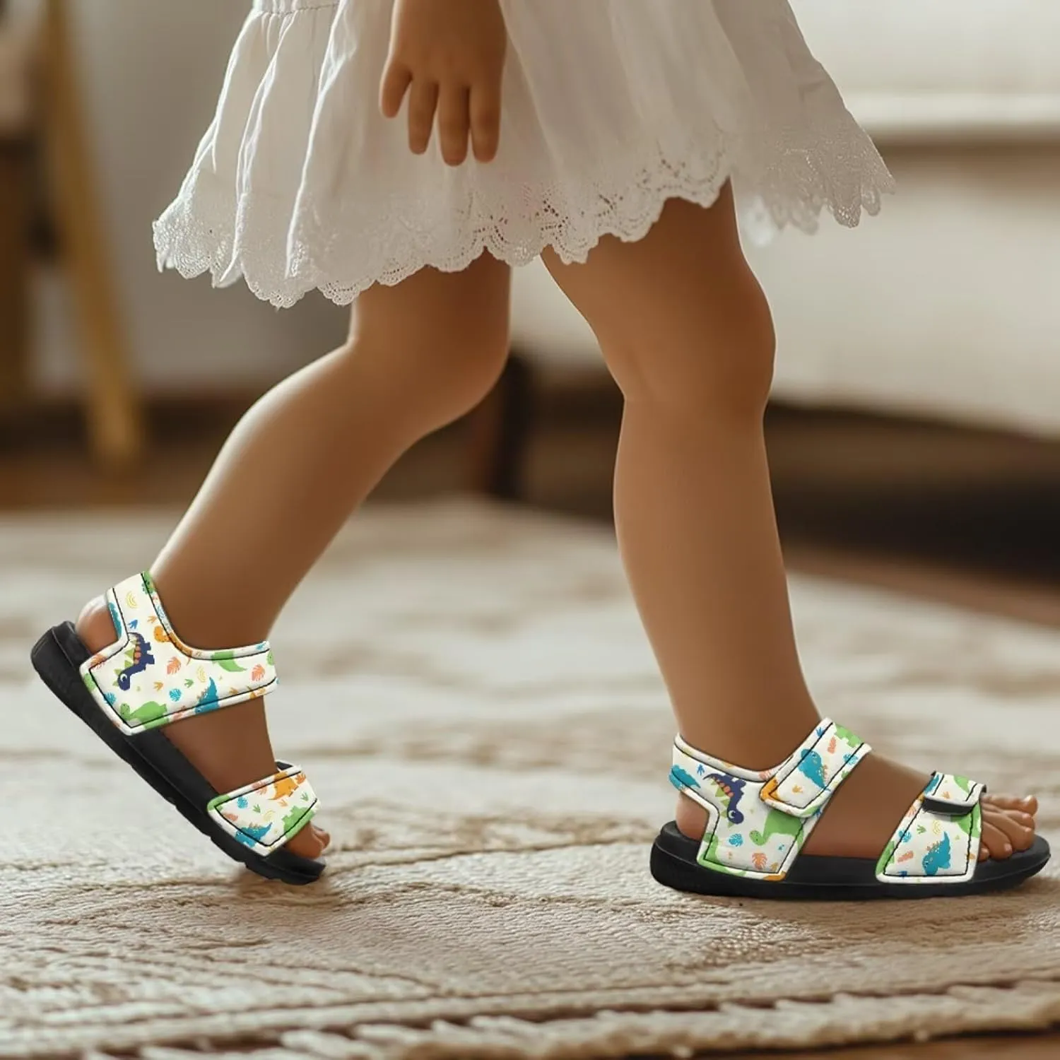 Forchrinse Girls Sport Athletic Sandals Comfort Open Toe Sandals Outdoor Casual Shoes for Toddler/Little Kid/Big Kid