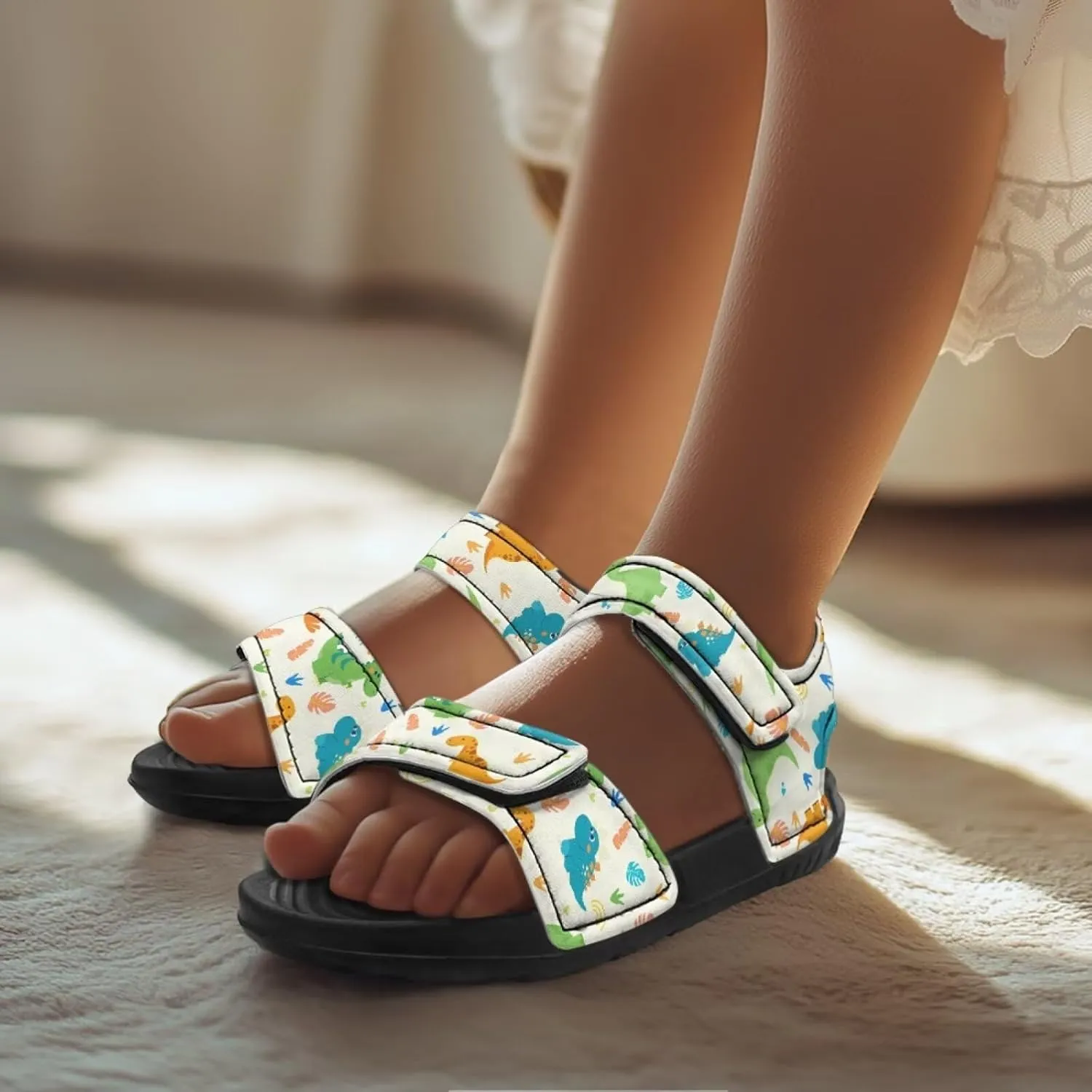 Forchrinse Girls Sport Athletic Sandals Comfort Open Toe Sandals Outdoor Casual Shoes for Toddler/Little Kid/Big Kid
