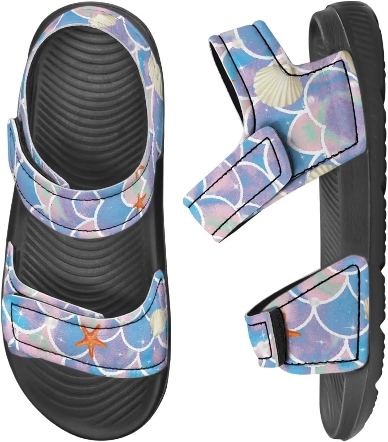 Forchrinse Girls Sport Sandals Comfort Open Toe Beach Water Sandals Summer Outdoor Shoes for Toddler/Little Kid/Big Kid