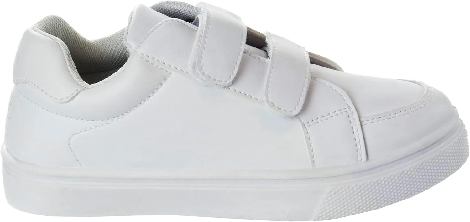 French Toast Boys Girls Strap Shoes - Athletic Casual Dress School Uniform Oxford Canvas Tennis Sneakers (Toddler/Little Kid/Big Kid)