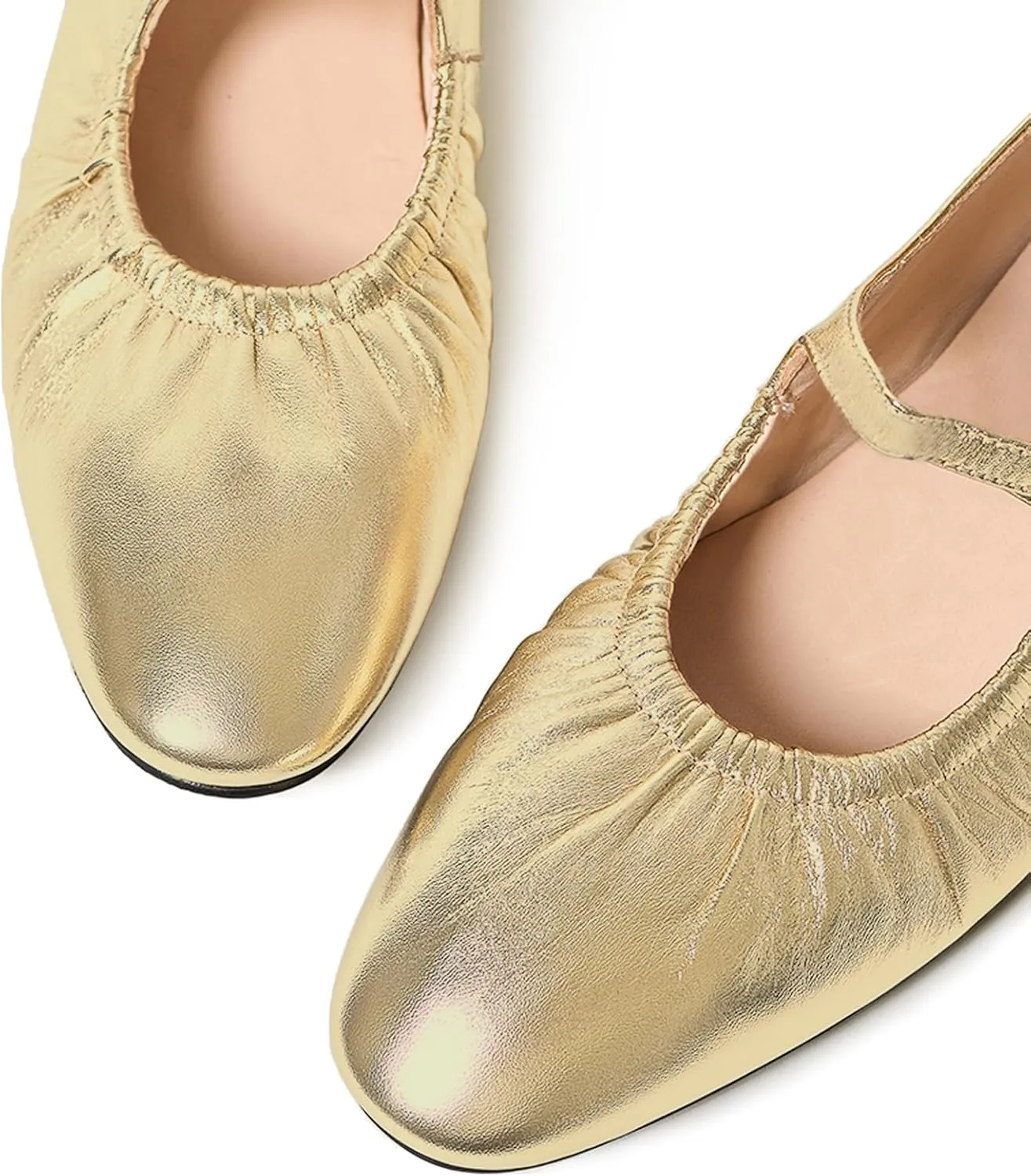 FRTROIN Mary Jane Dress Shoes for Women 2025 Comfortable Casual Work Black Ballet Flats
