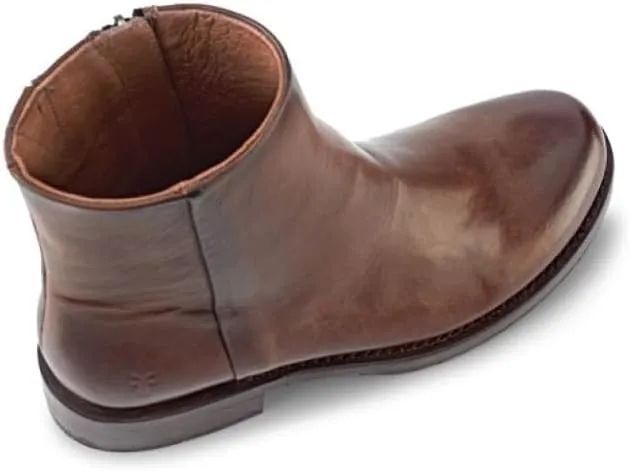 Frye Veronica Inside Zip 6” Booties for Women Made from Premium Leather with Leather Lining and Welt-Constructed Leather & Rubber Traction Outsole
