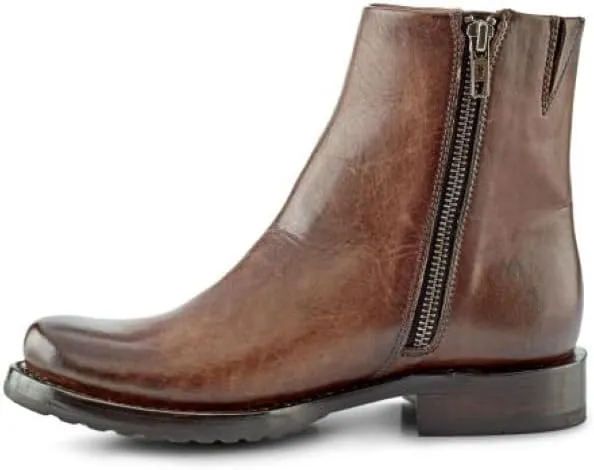 Frye Veronica Inside Zip 6” Booties for Women Made from Premium Leather with Leather Lining and Welt-Constructed Leather & Rubber Traction Outsole