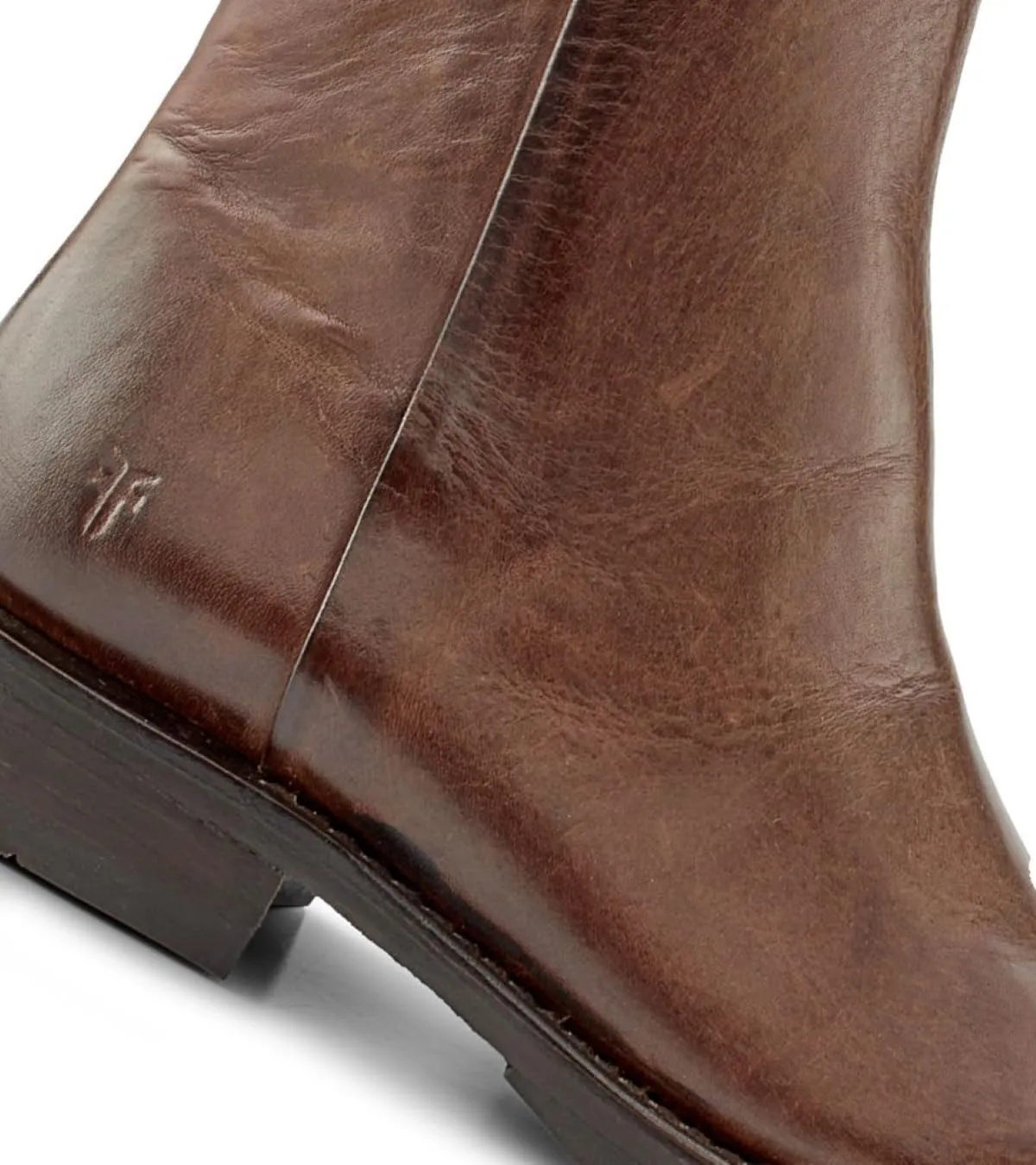 Frye Veronica Inside Zip 6” Booties for Women Made from Premium Leather with Leather Lining and Welt-Constructed Leather & Rubber Traction Outsole