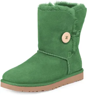FSJ Women Winter Mid Calf Snow Boots Round Toe Flat Warm Fur Low Heel Comfy Shoes Size 4-15 US