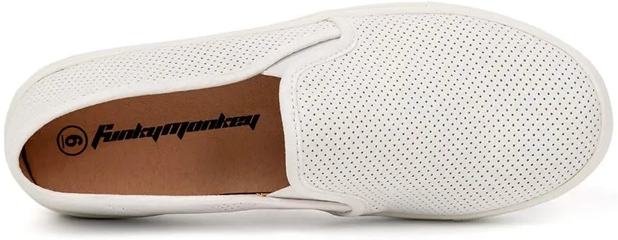 FUNKYMONKEY Women's Loafers Comfort Walking & Driving Slip-on Fashion Sneaker