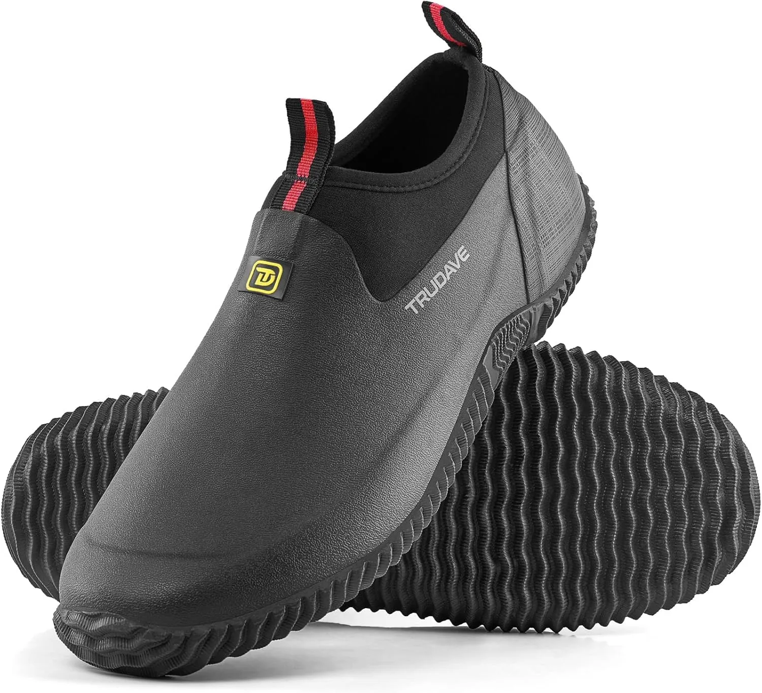 Garden Shoes for Men & Women, Waterproof Rubber Shoes with 4.5mm Neoprene, Womens Rain Boots for Gardening,Size 6-13