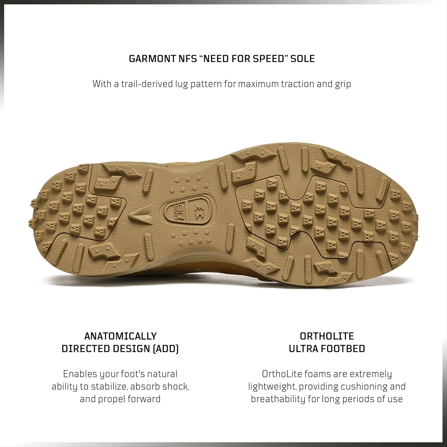 GARMONT TACTICAL T8 NFS 670 Military Combat Boots for Men and Women, Army, Air Force, AR670-1 Compliant Footwear, Lightweight, Suede Leather