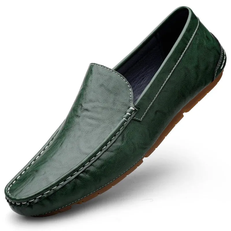 Genuine Cow Leather Driving Loafers