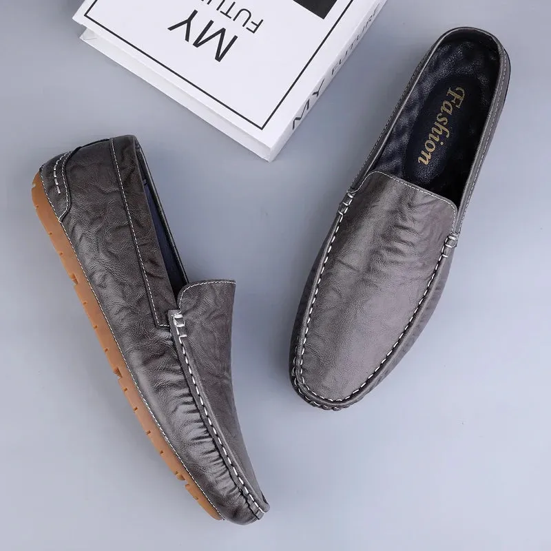 Genuine Cow Leather Driving Loafers
