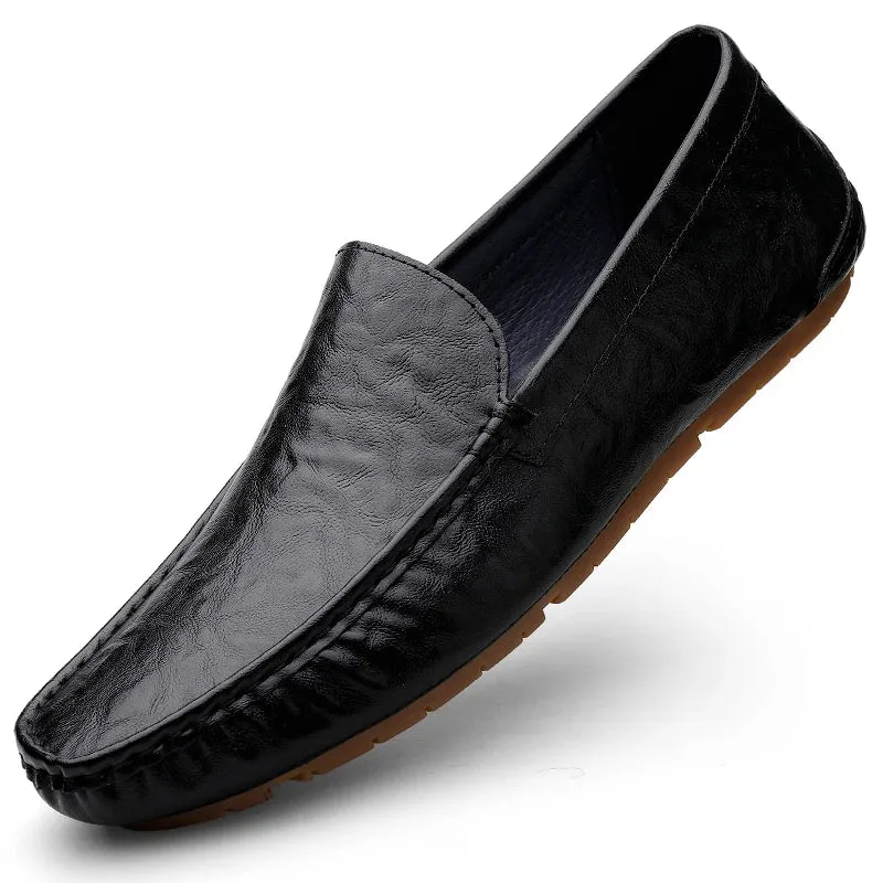 Genuine Cow Leather Driving Loafers