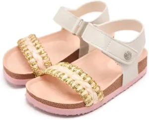 GIOSEPPO Girl's Slide Flip-Flop, Rose Gold, US-0 / Asia Size s