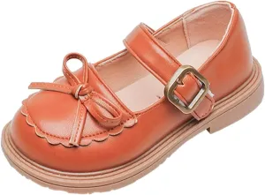 Girls Kids Mary Jane Shoes 𝗟ow Heels Closed Toe Ankle Sandals Childrens Girl Breathable Non Slip Soft Dress Dance Shoes