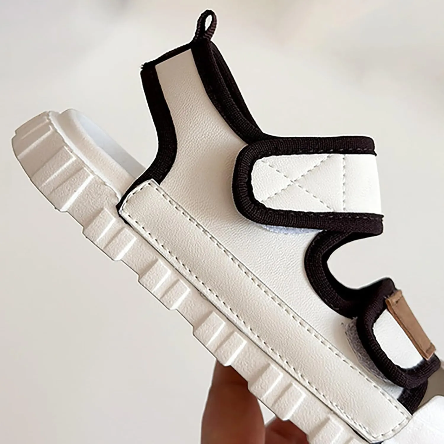 Girls Sandals Open Toe Non Slip Double Adjustable Straps Lightweight Sport Sandals Kids Soft Bottom Water Sneakers