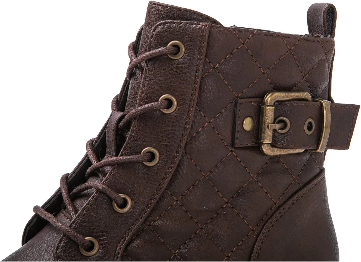GLOBALWIN Women's Combat Boots Ankle Booties Fashion Comfortable Boots For Women